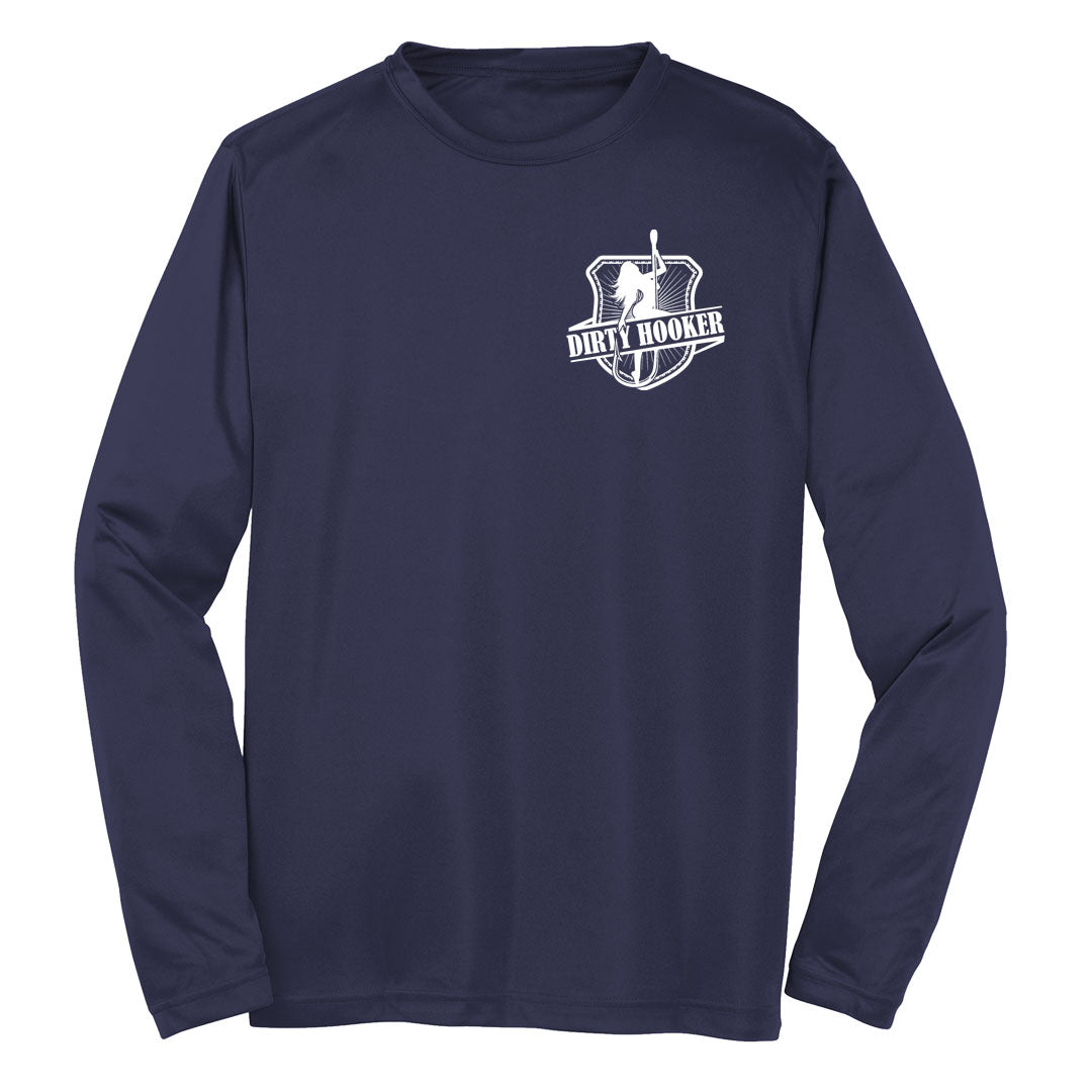 Dirty Hooker COMBO: Navy Dry Fit with DH Outlaw White & Premium Navy Hat